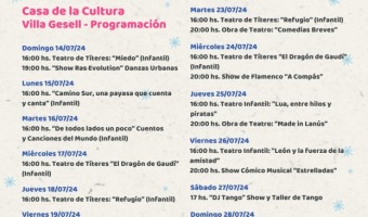 VACACIONES DE INVIERNO EN CULTURA